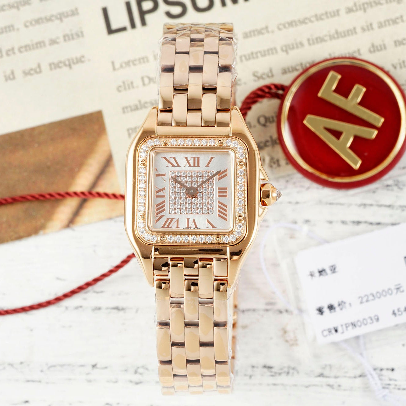 Panthère de Cartier Small Model – 18K Rose Gold with 36 Brilliant-Cut Diamonds