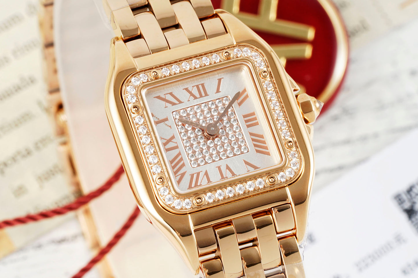 Panthère de Cartier Small Model – 18K Rose Gold with 36 Brilliant-Cut Diamonds