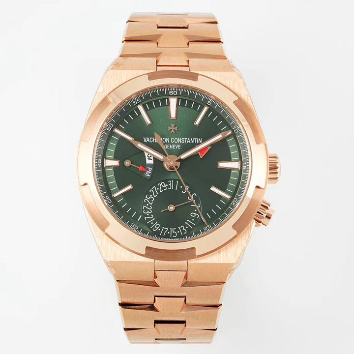 Vacheron Constantin Overseas Dual Time 7920V/210R-B965 – Green Dial, Rose Gold Case & Bracelet