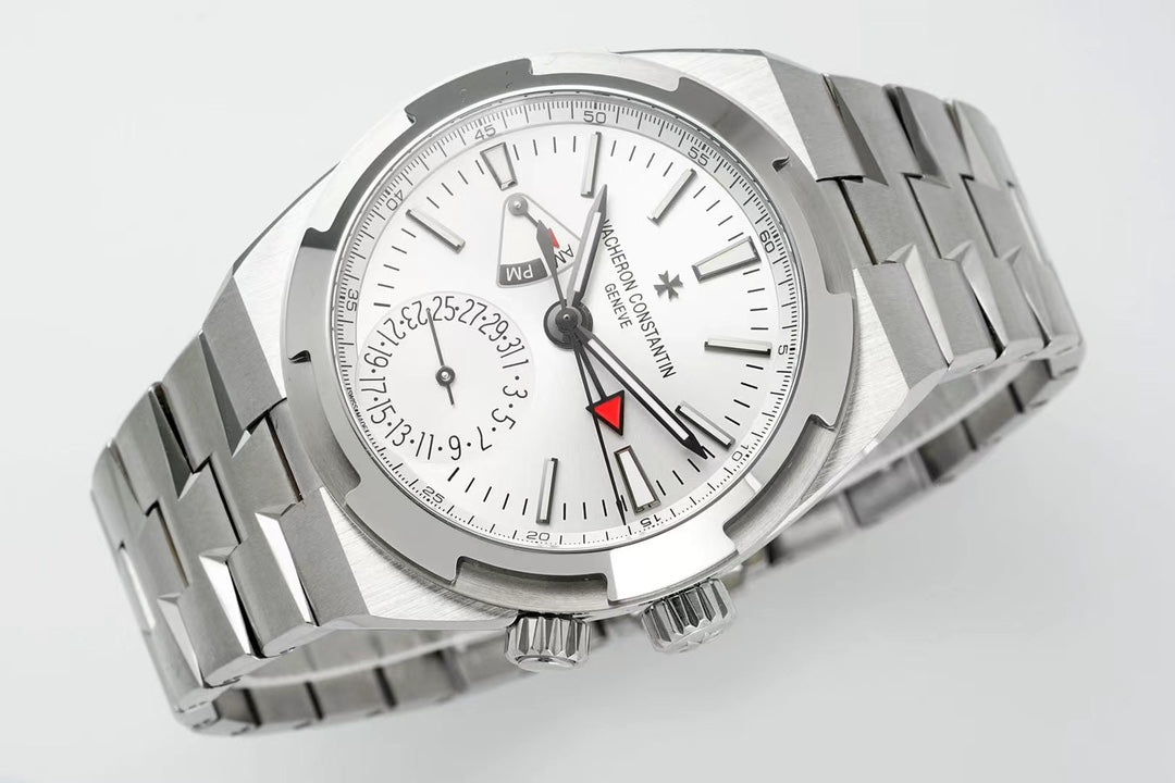 Vacheron Constantin Overseas Dual Time – Silver Dial, Stainless Steel Case & Bracelet
