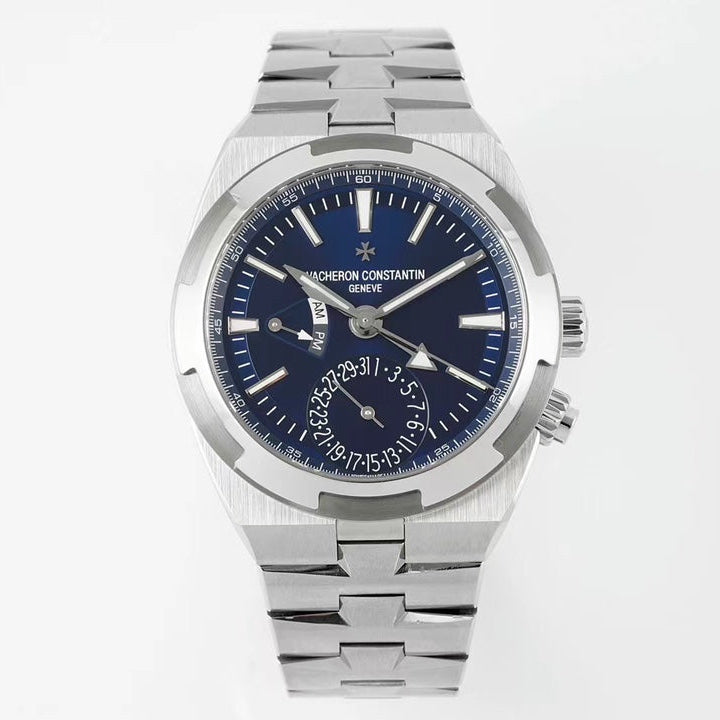 Vacheron Constantin Overseas Dual Time 7900V/110A-B334 – Blue Dial, Stainless Steel Bracelet