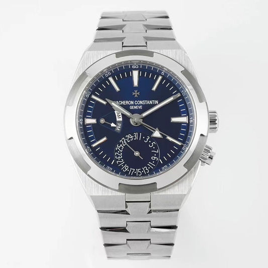 Vacheron Constantin Overseas Dual Time 7900V/110A-B334 – Blue Dial, Stainless Steel Bracelet