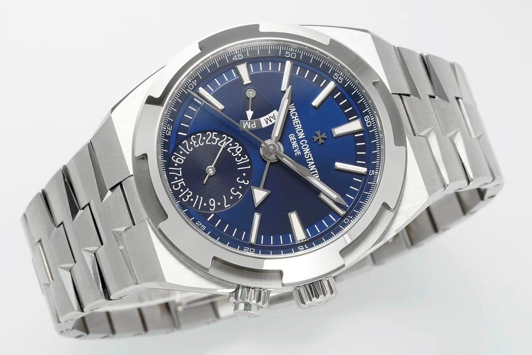 Vacheron Constantin Overseas Dual Time 7900V/110A-B334 – Blue Dial, Stainless Steel Bracelet
