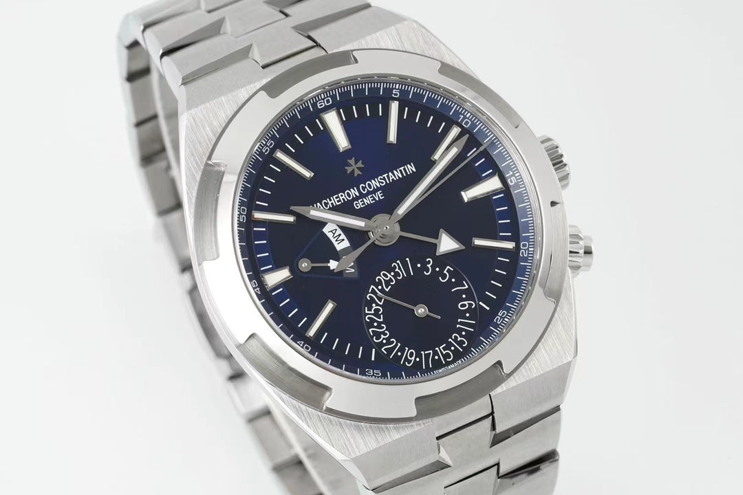 Vacheron Constantin Overseas Dual Time 7900V/110A-B334 – Blue Dial, Stainless Steel Bracelet