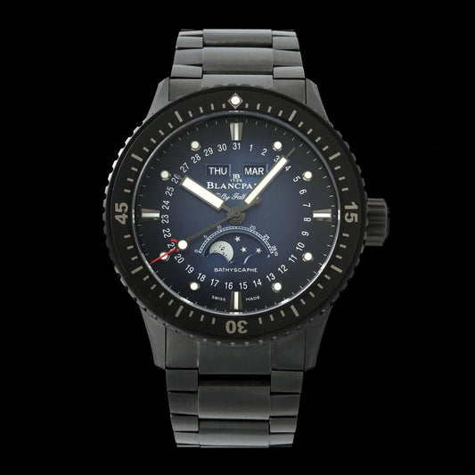 Blancpain Fifty Fathoms Bathyscaphe Moonphase Complete Calendar