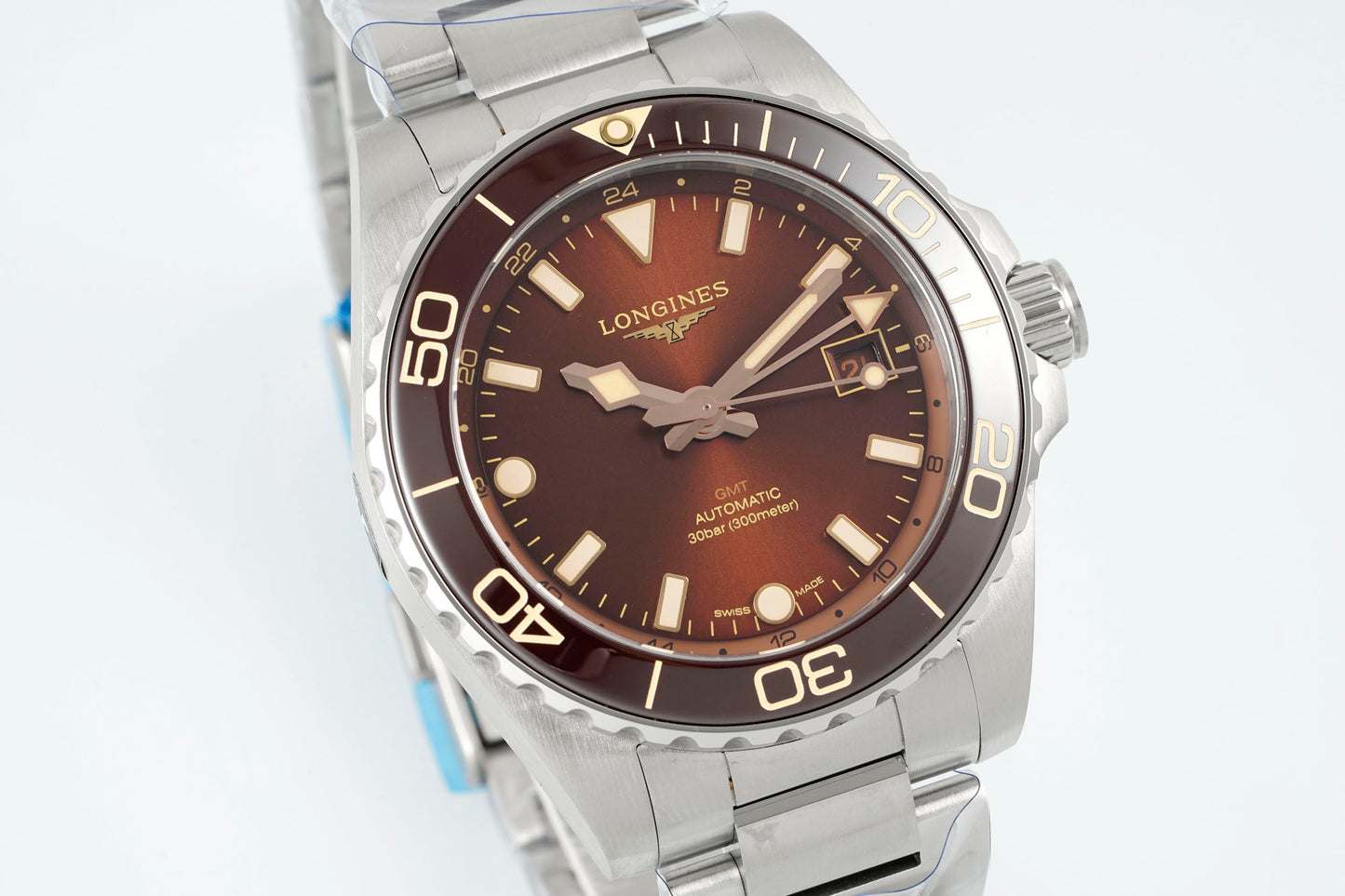 Longines HydroConquest GMT L3.790.4.96.6 – Stainless Steel Sports Watch