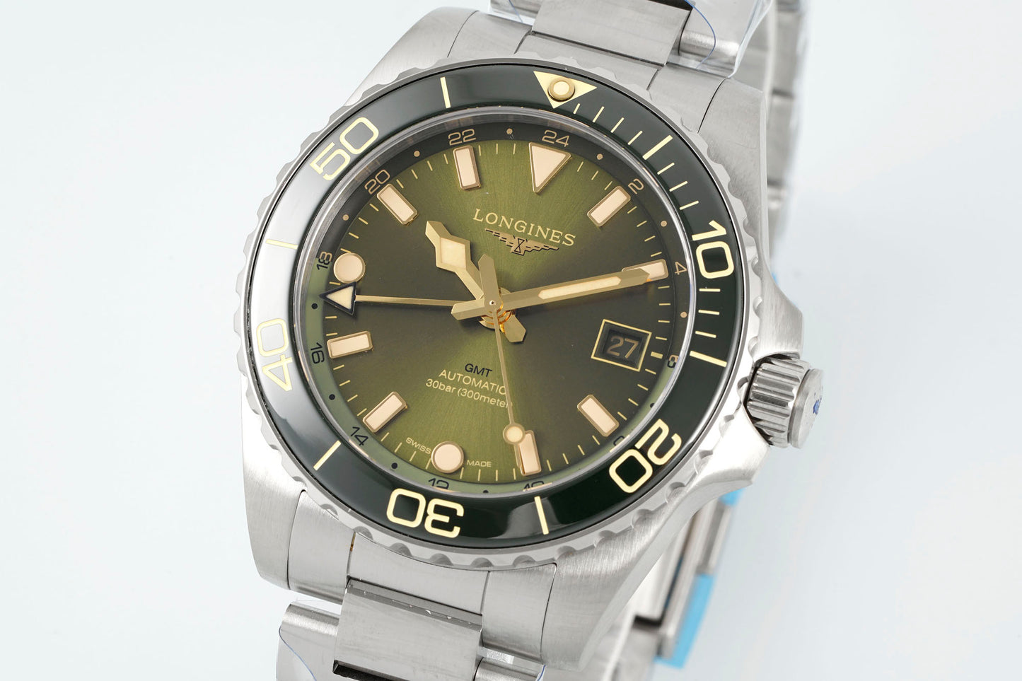 Longines HydroConquest GMT L3.790.4.96.6 – Stainless Steel Sports Watch