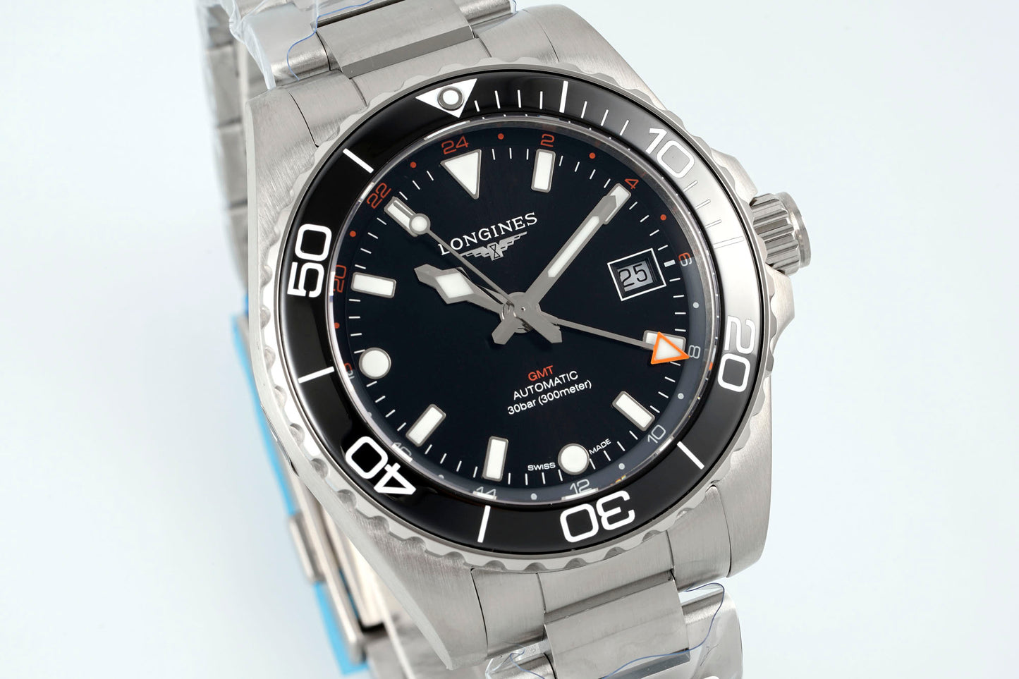 Longines HydroConquest GMT L3.790.4.96.6 – Stainless Steel Sports Watch