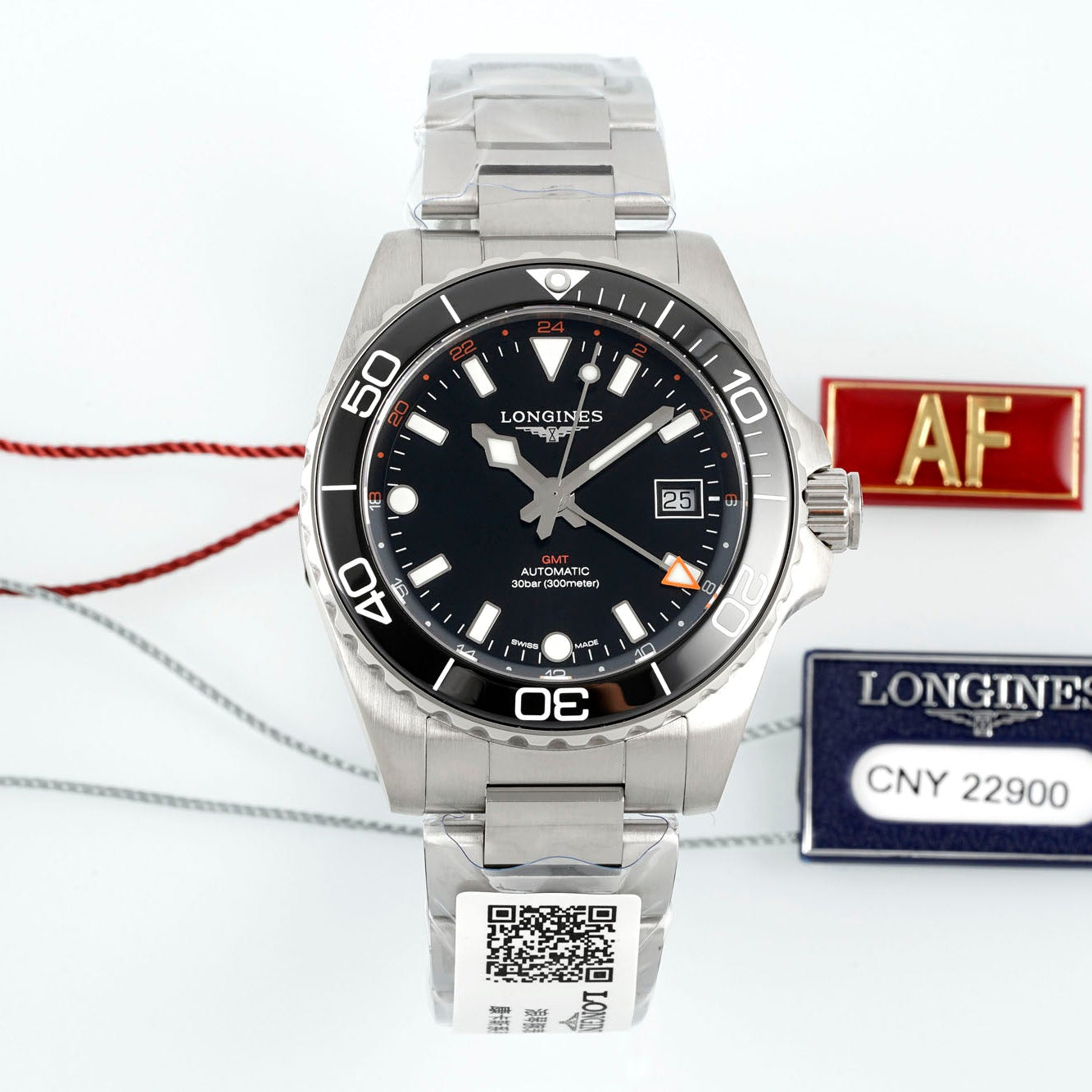Longines HydroConquest GMT L3.790.4.96.6 – Stainless Steel Sports Watch