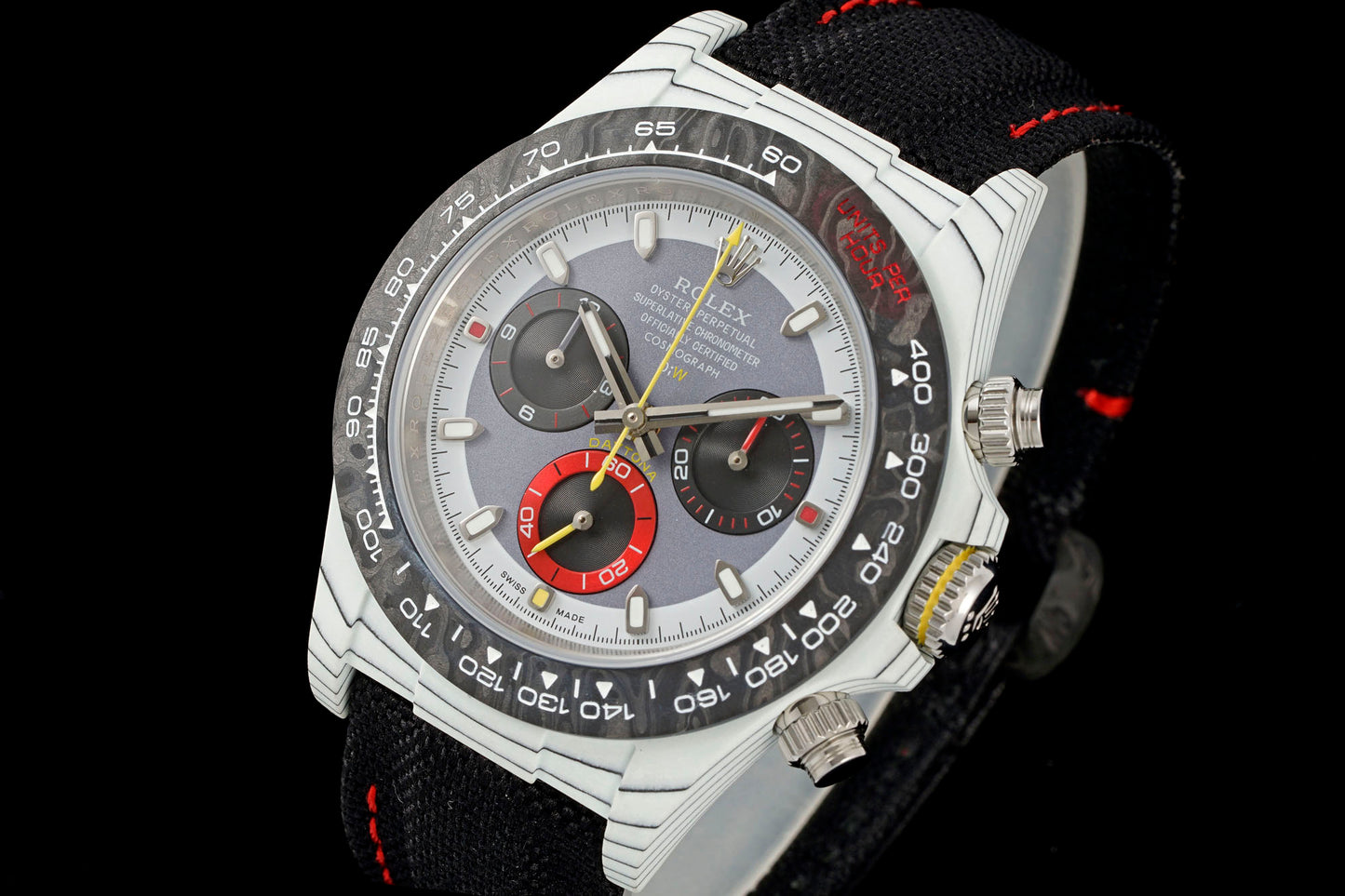 Rolex Daytona DiW Ocellaris Unique Piece Carbon Fiber Watch