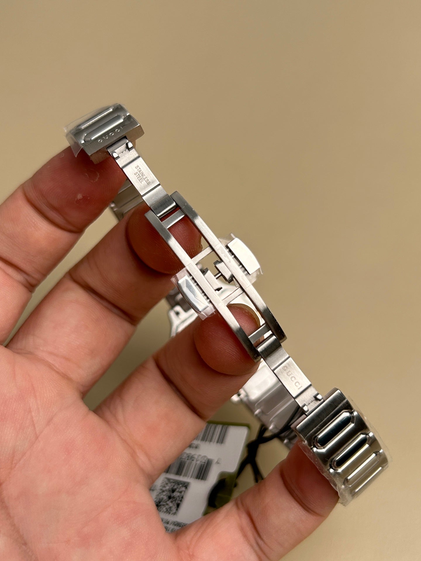 Gucci G-Flat 24mm Two-Tone Diamond Dial Watch YA166503