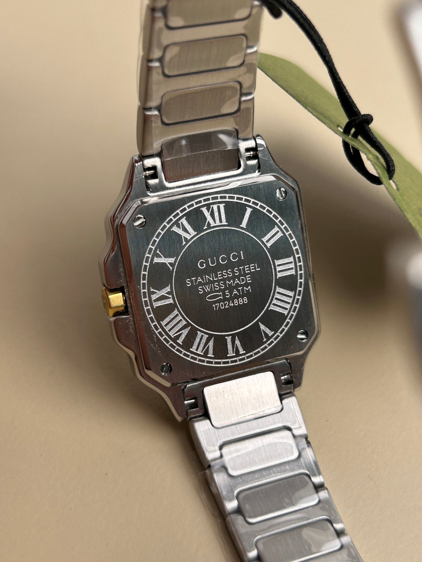 Gucci G-Flat 24mm Two-Tone Diamond Dial Watch YA166503