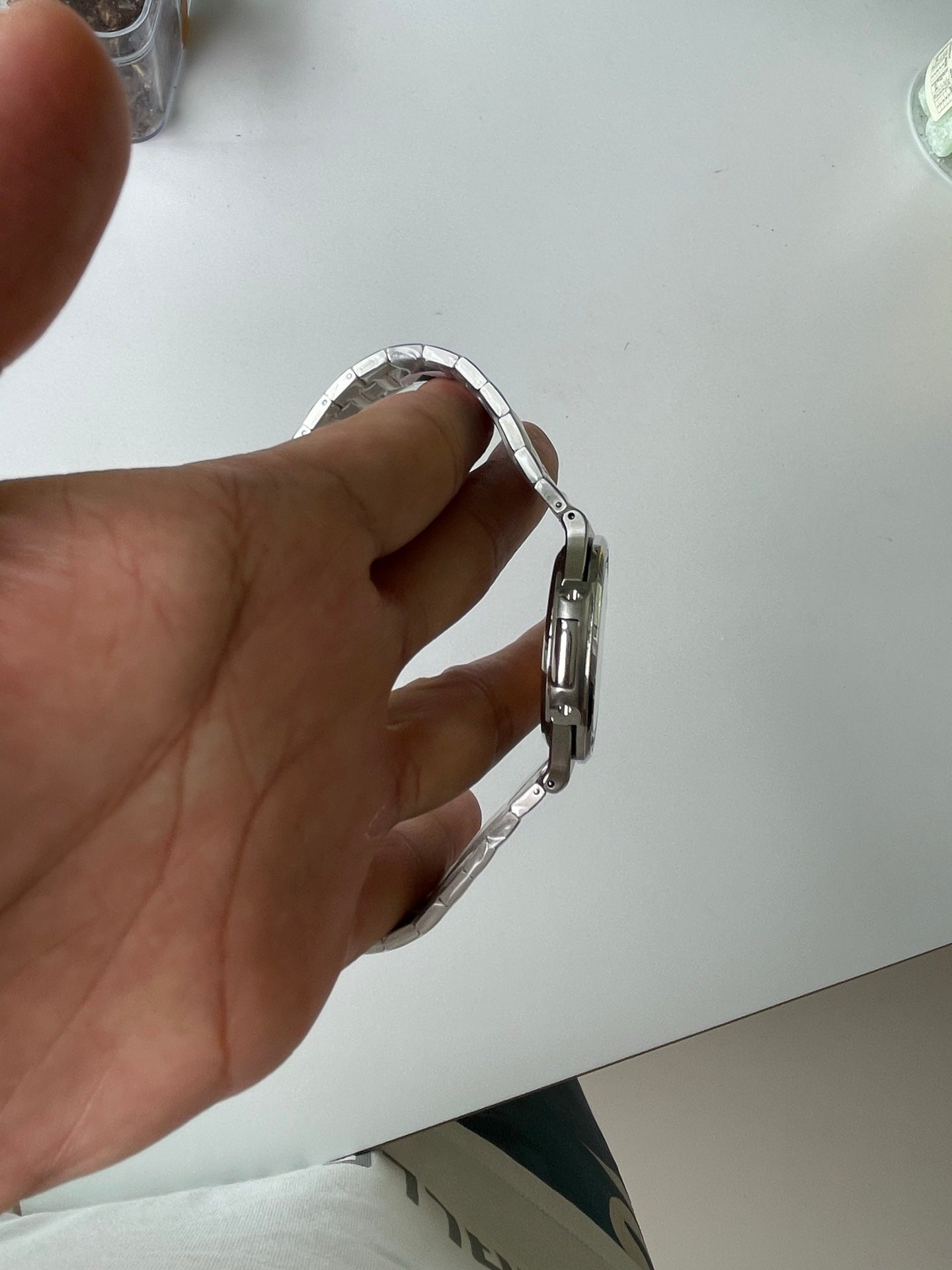 Patek Philippe Nautilus 5711/111P-001 Platinum Watch with Blue Sapphire Bezel