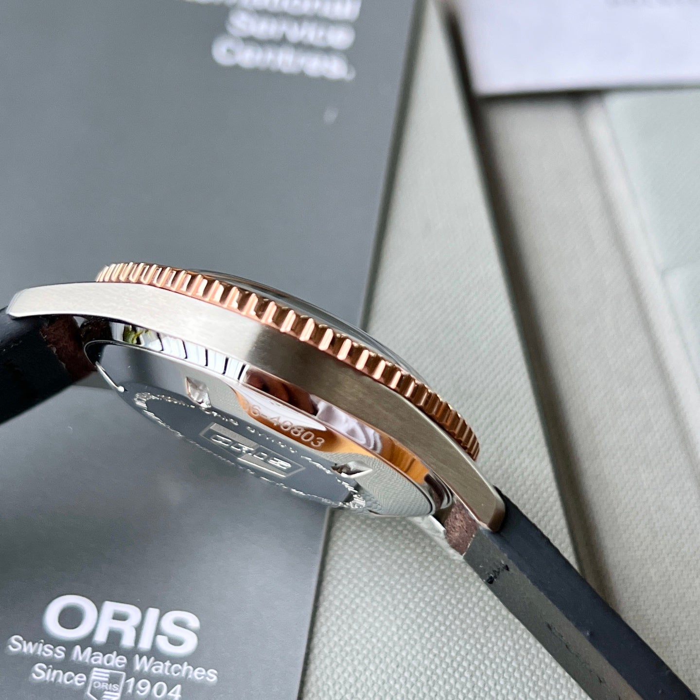 Oris Divers Sixty-Five Automatic Watch with Black Dial & Bronze Bezel