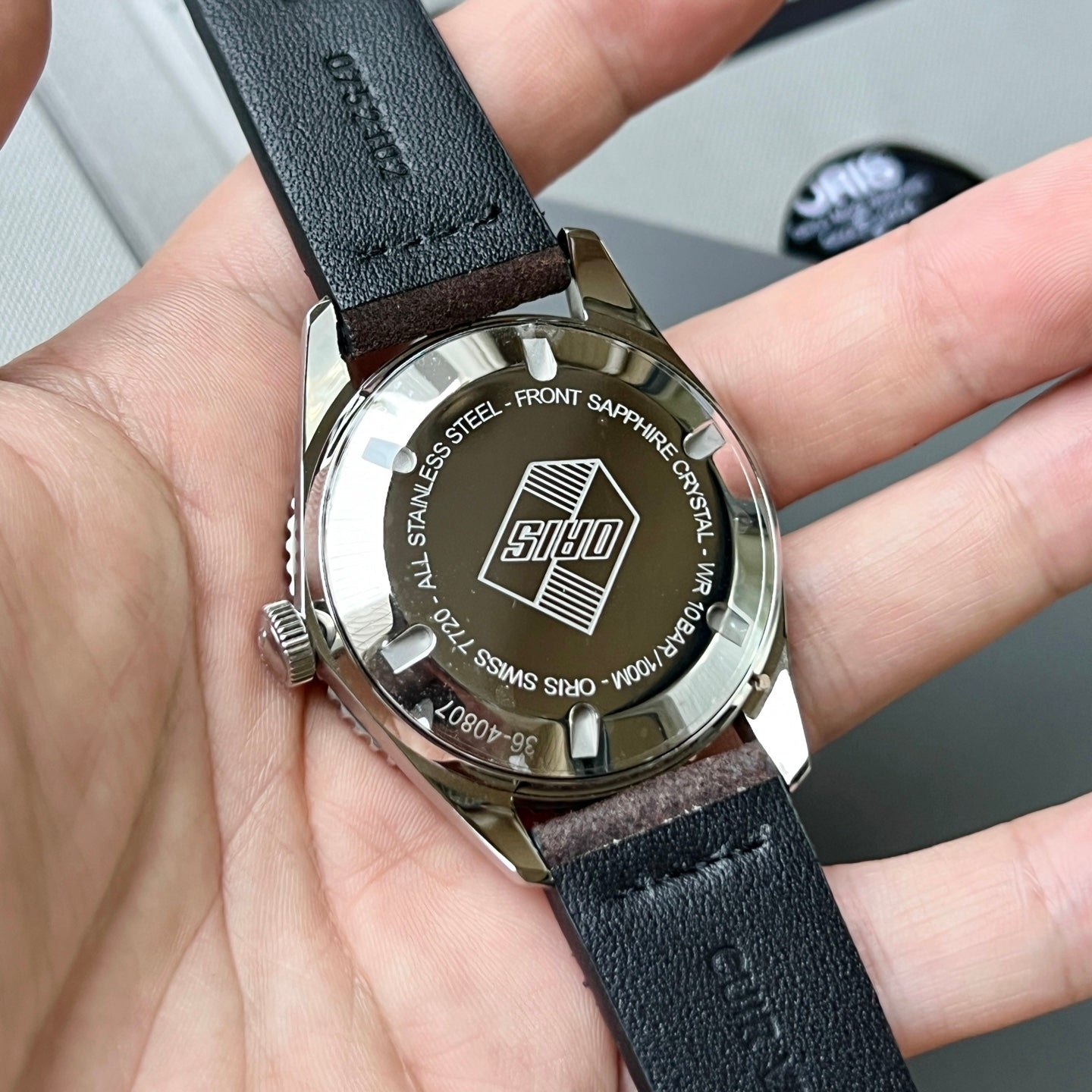 Oris Divers Sixty-Five Automatic Men’s Watch with Blue Dial & Brown Leather Strap