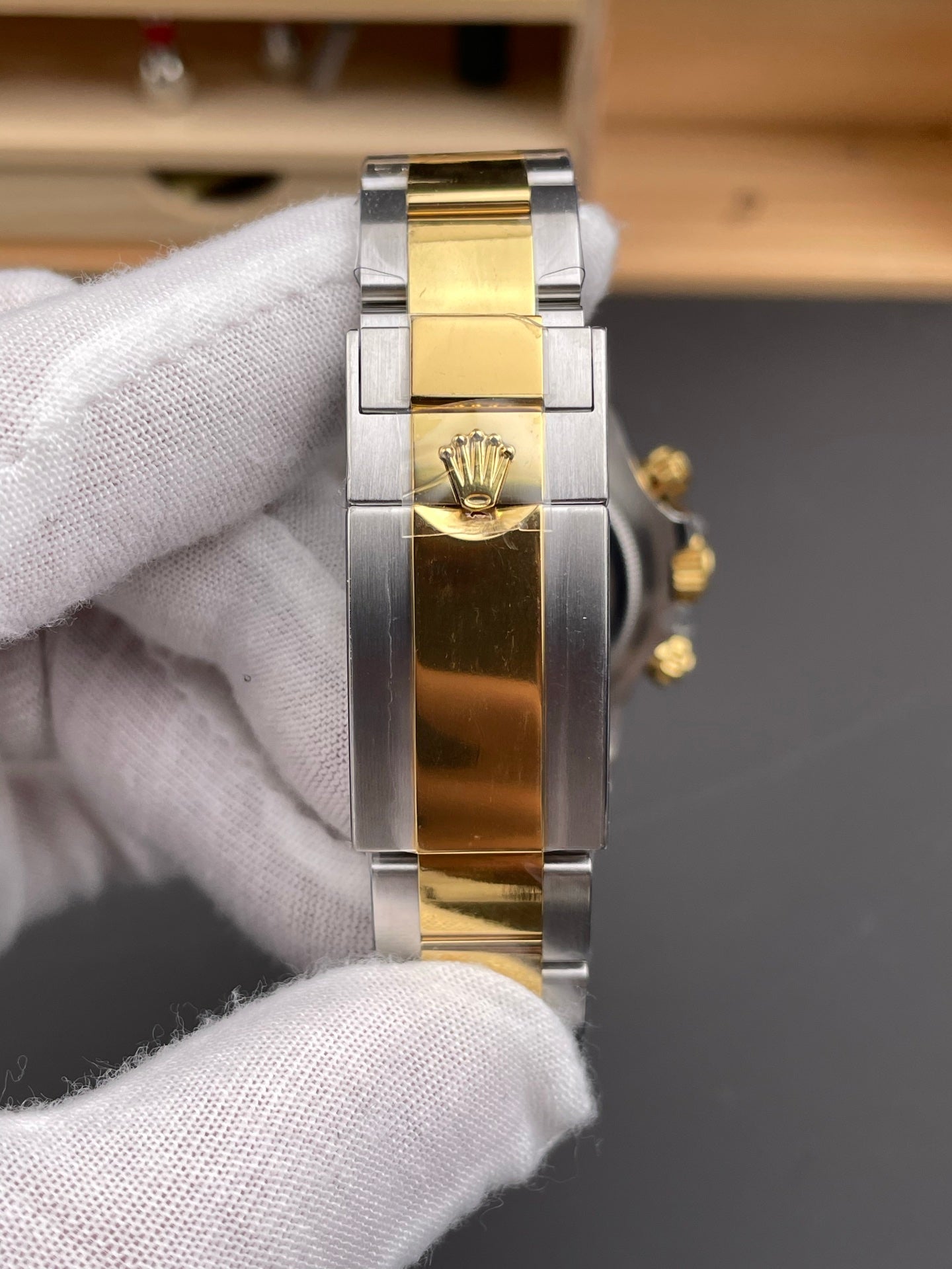Rolex Cosmograph Daytona 126503 with Black Diamond Dial in Oystersteel & Yellow Gold
