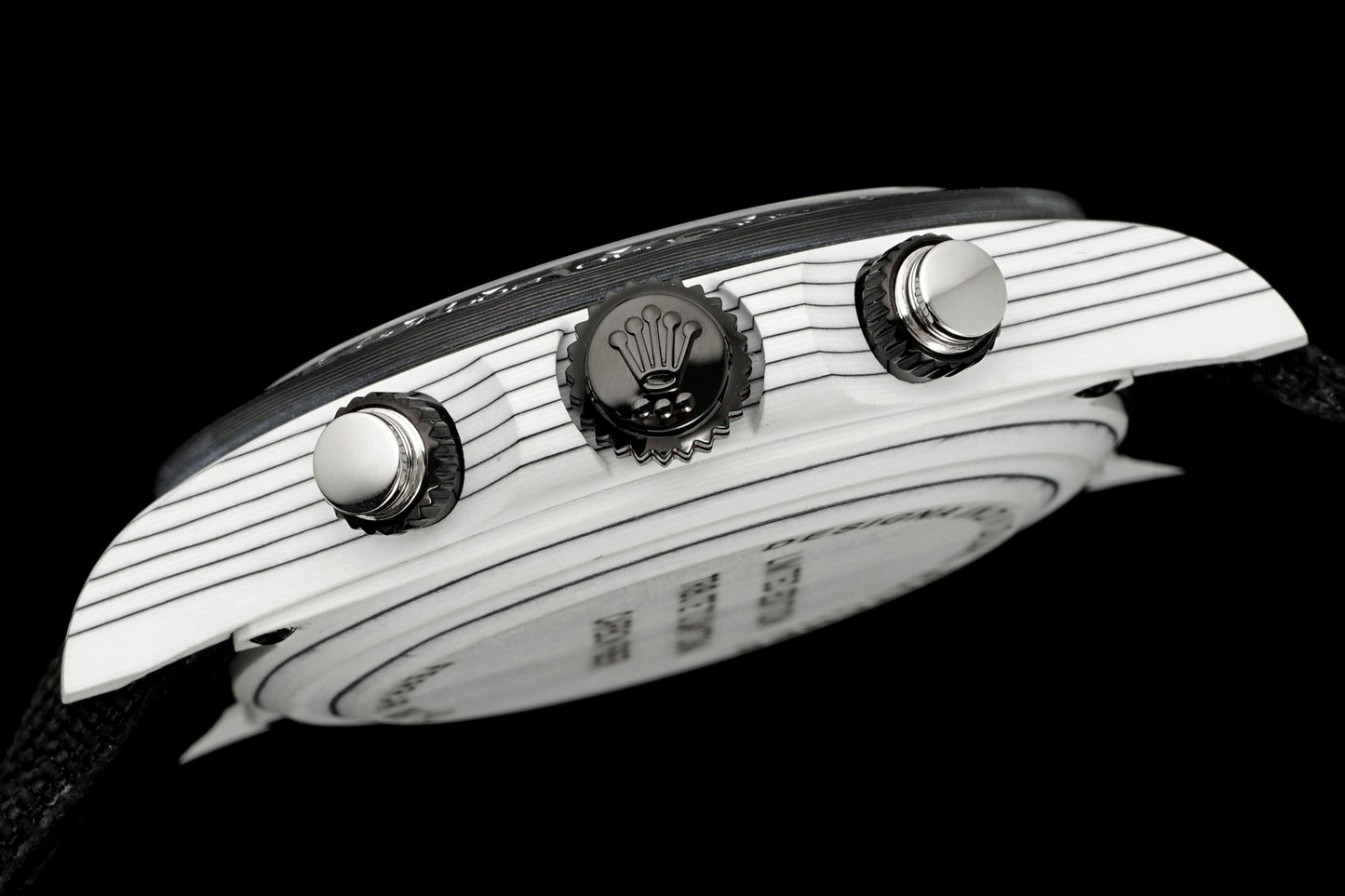 DiW Rolex Daytona Volcano Carbon Fiber Chronograph Watch