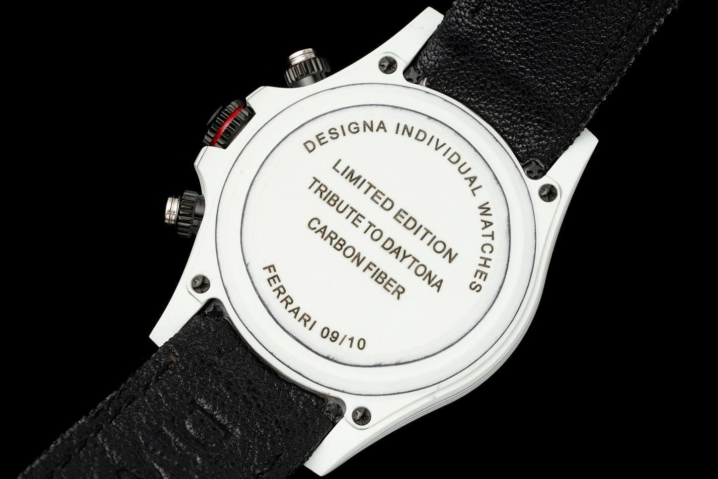 DiW Rolex Daytona Volcano Carbon Fiber Chronograph Watch