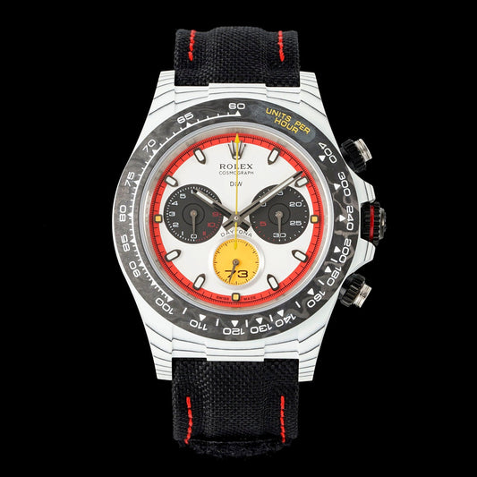 DiW Rolex Daytona Volcano Carbon Fiber Chronograph Watch