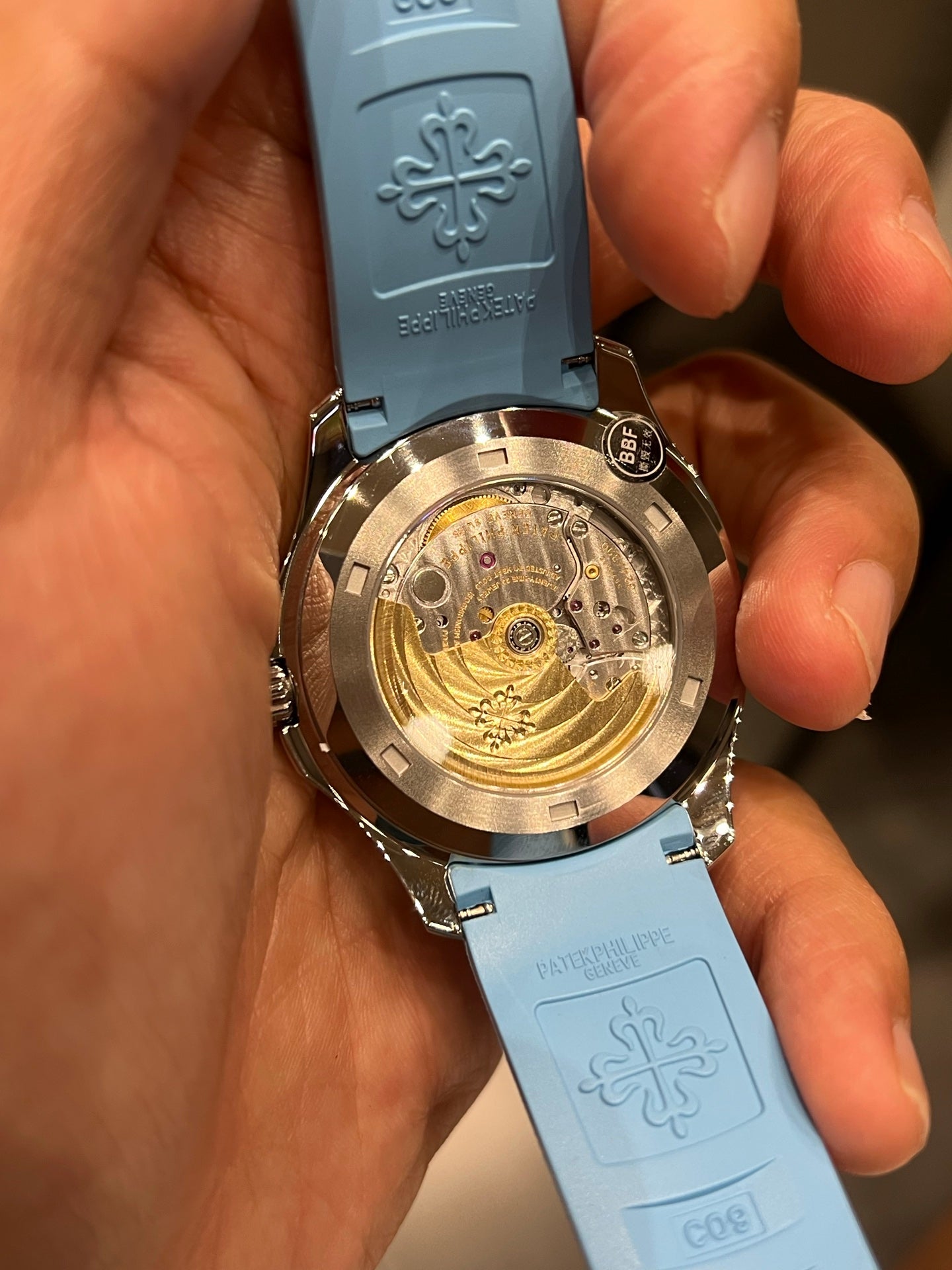 Patek Philippe Aquanaut 5168G White Gold with Blue Gradient Dial & Composite Strap