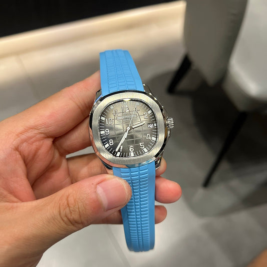 Patek Philippe Aquanaut 5168G White Gold with Blue Gradient Dial & Composite Strap