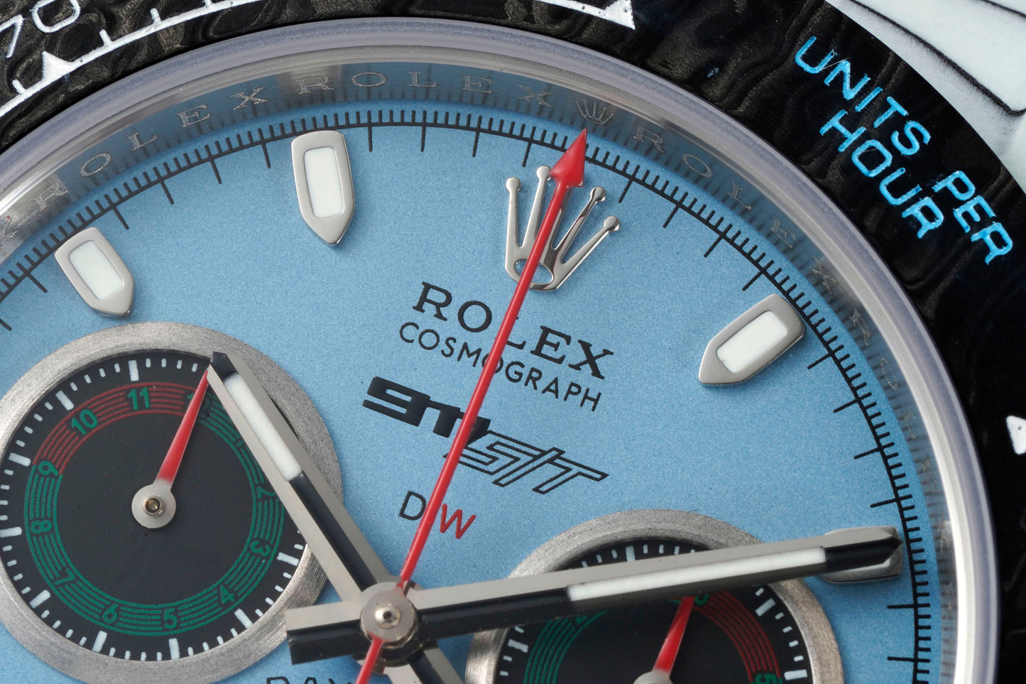 Custom Rolex Cosmograph Daytona DiW Carbon Fiber Porsche 911 S/T Inspired Watch