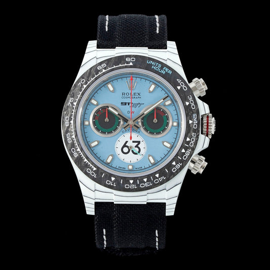 Custom Rolex Cosmograph Daytona DiW Carbon Fiber Porsche 911 S/T Inspired Watch