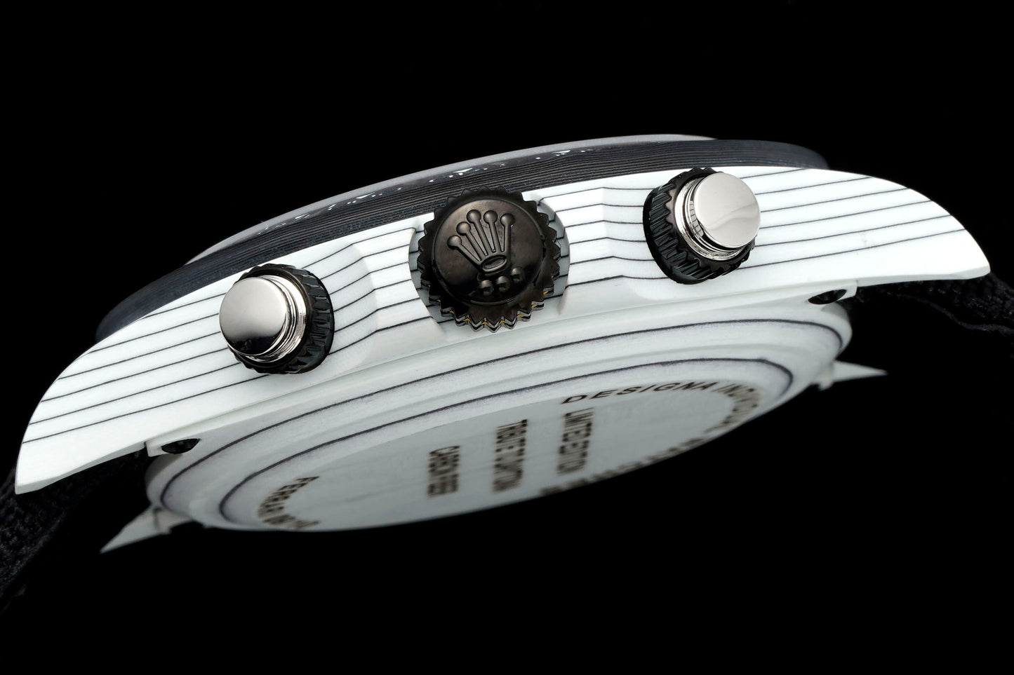 Custom Ferrari-Inspired Rolex Cosmograph Daytona Carbon Fiber Watch