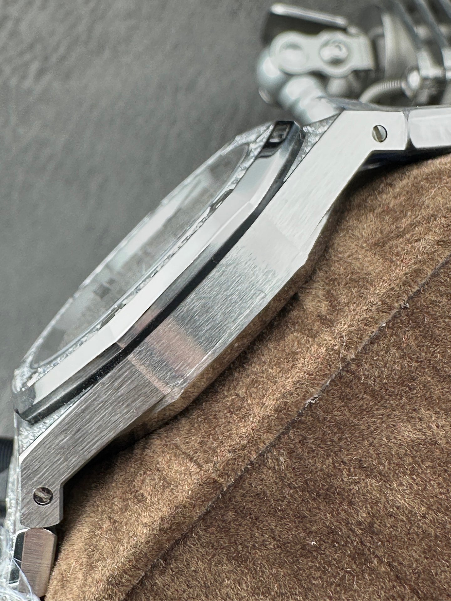 Audemars Piguet Royal Oak Diamond-Set Stainless Steel Watch