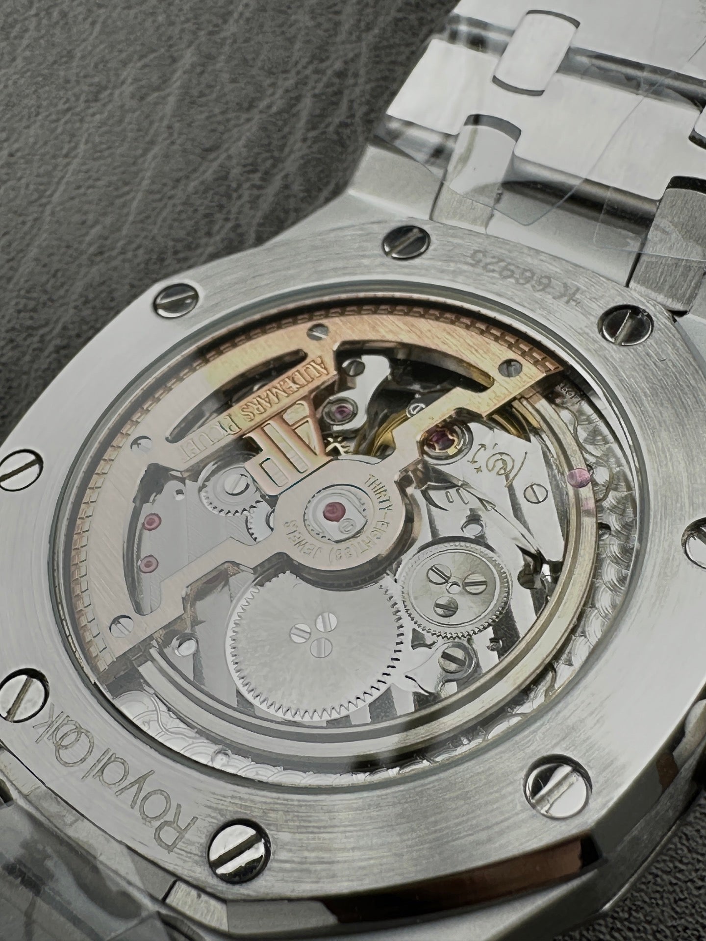 Audemars Piguet Royal Oak Diamond-Set Stainless Steel Watch