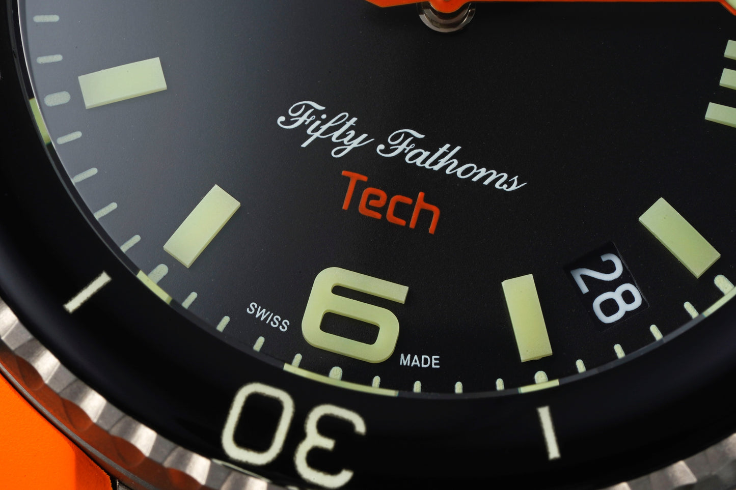 Blancpain Fifty Fathoms Tech 45mm Titanium Orange Strap