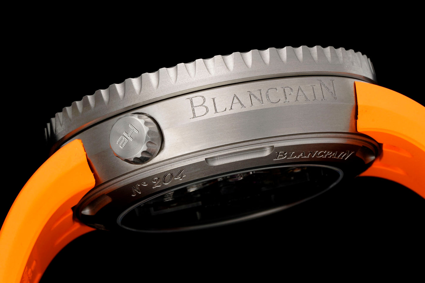 Blancpain Fifty Fathoms Tech 45mm Titanium Orange Strap