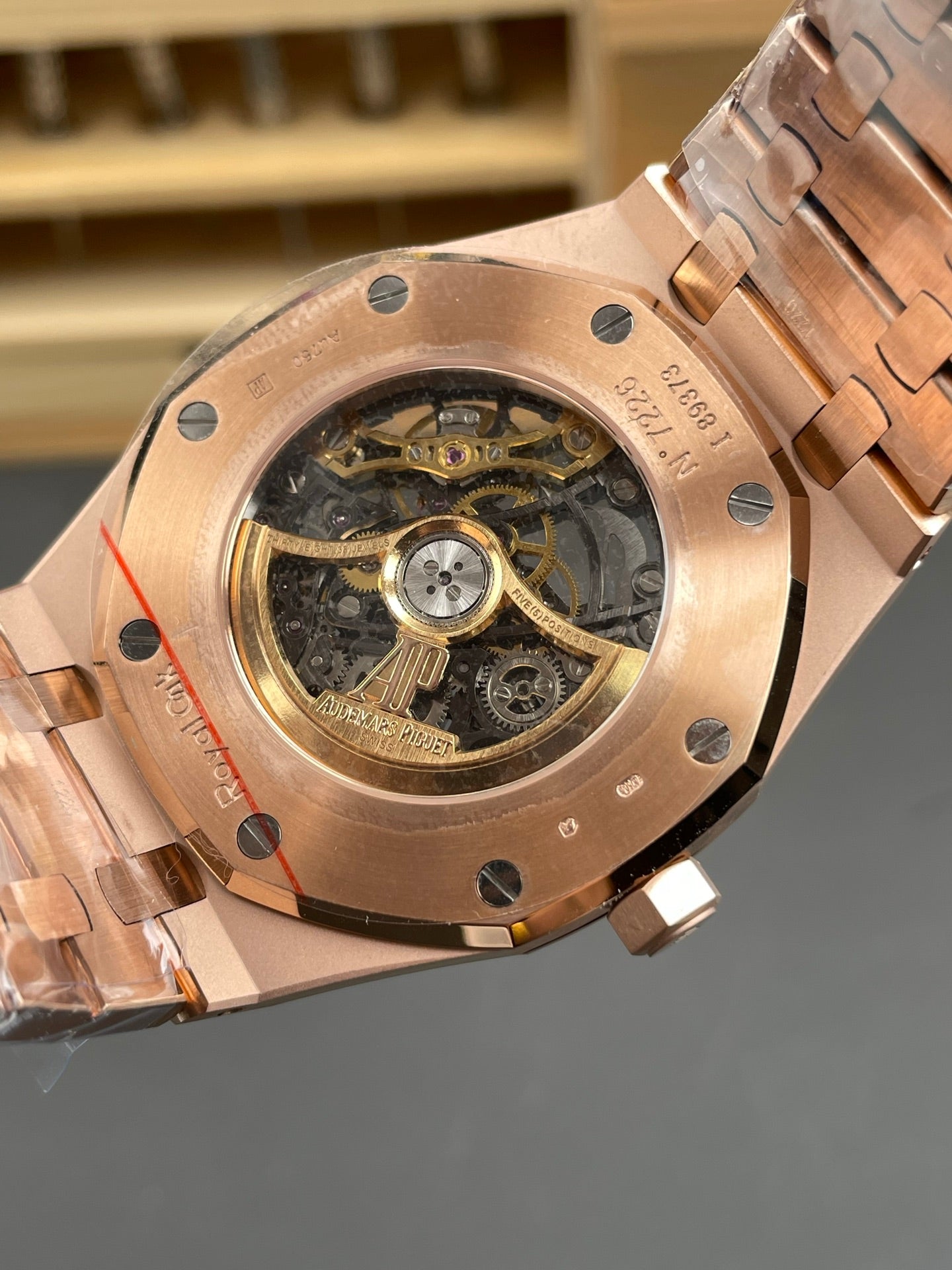 Audemars Piguet Royal Oak Frosted Gold Rainbow Bezel