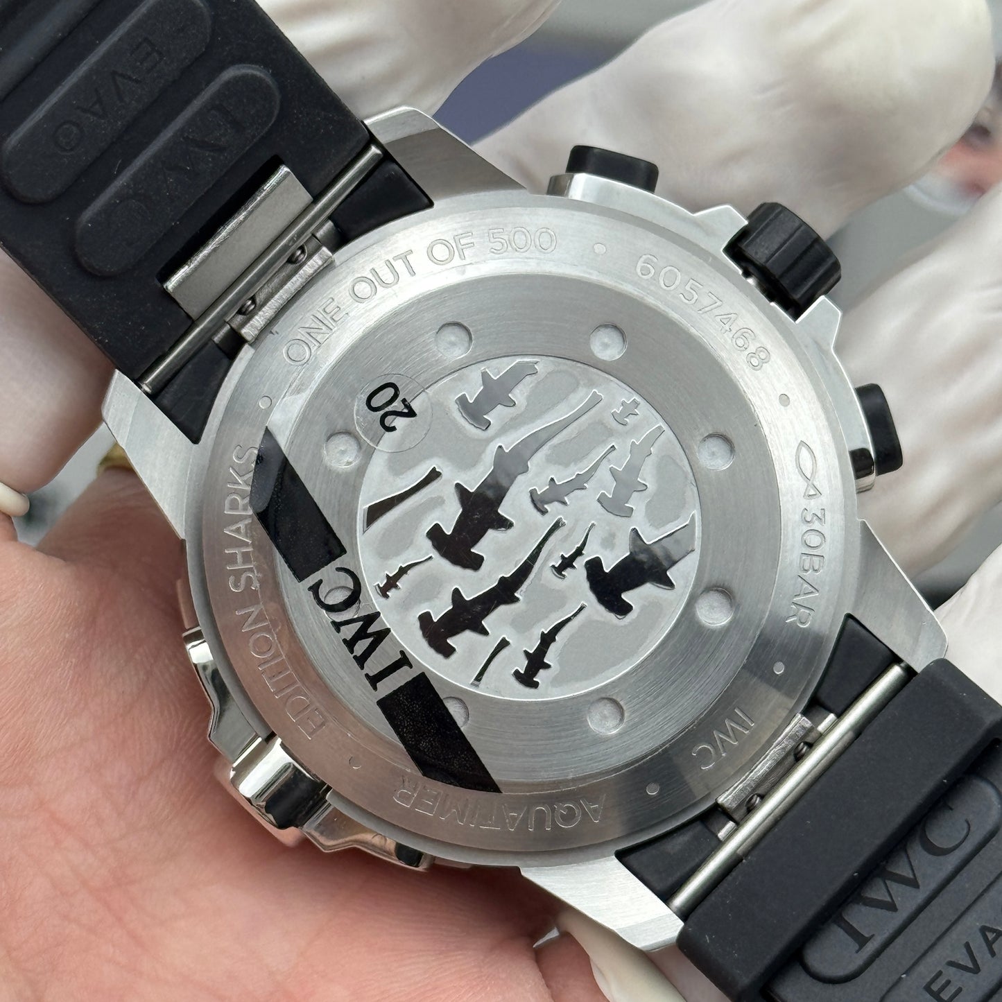 IWC Aquatimer Chronograph “Sharks” IW379506 Grey Dial Watch