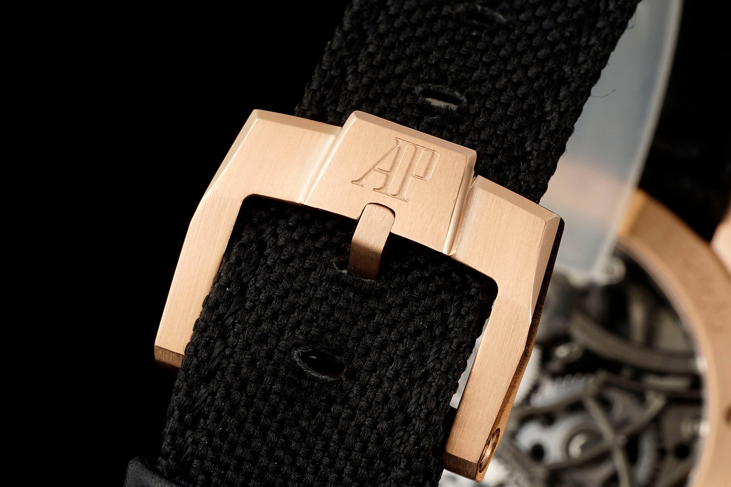 Audemars Piguet Code 11.59 Selfwinding Flying Tourbillon – 18K Rose Gold, Green Dial, Black Strap