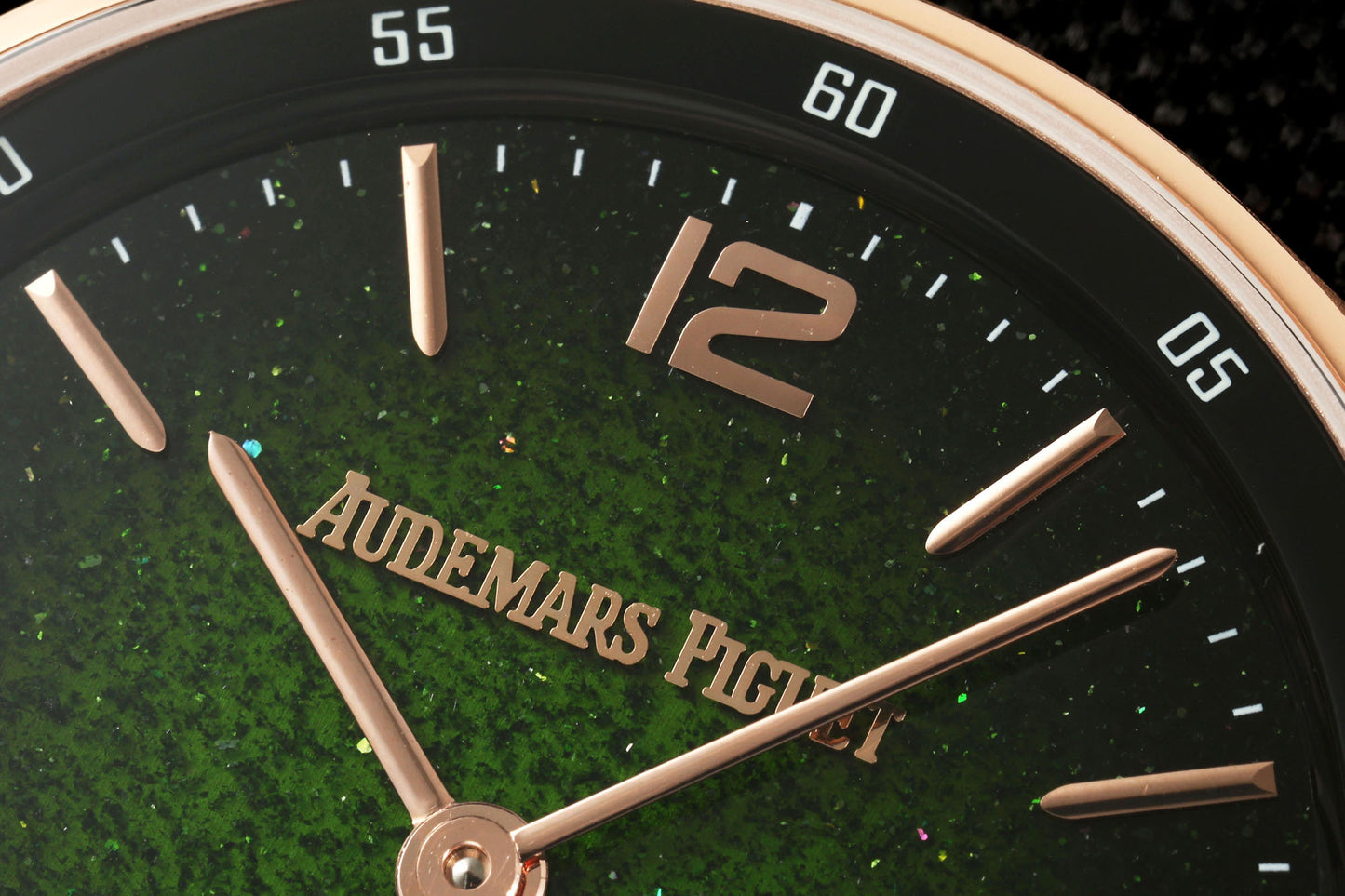 Audemars Piguet Code 11.59 Selfwinding Flying Tourbillon – 18K Rose Gold, Green Dial, Black Strap