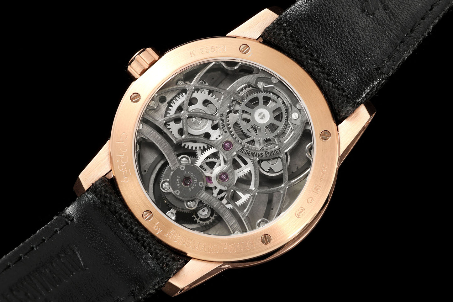 Audemars Piguet Code 11.59 Selfwinding Flying Tourbillon – 18K Rose Gold, Green Dial, Black Strap