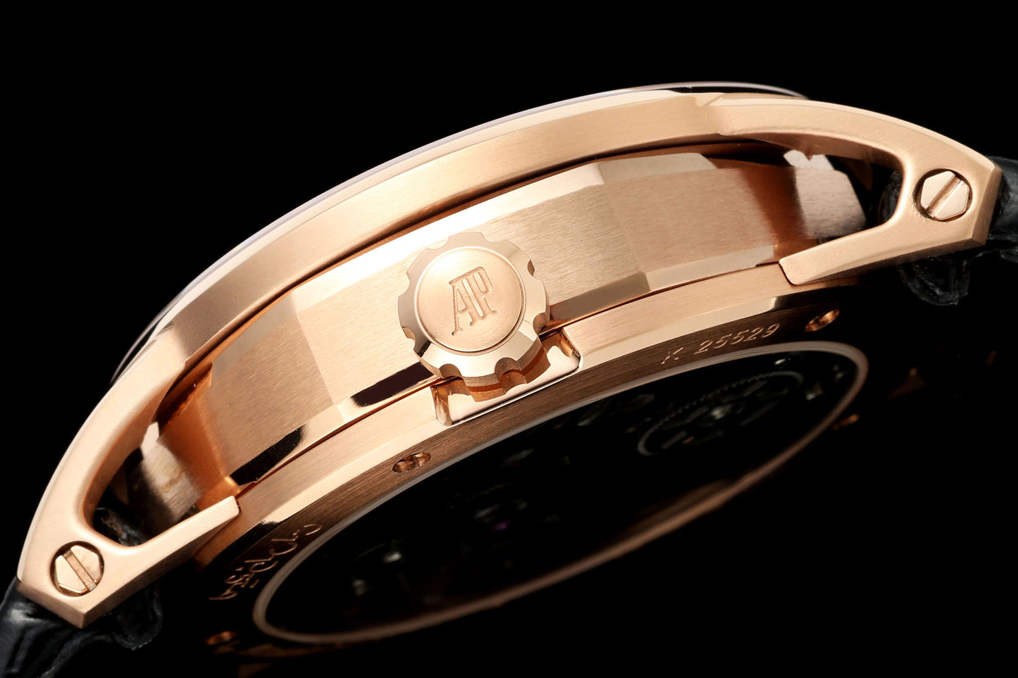 Audemars Piguet Code 11.59 Selfwinding Flying Tourbillon – 18K Pink Gold, Black Aventurine Dial, Black Alligator Strap