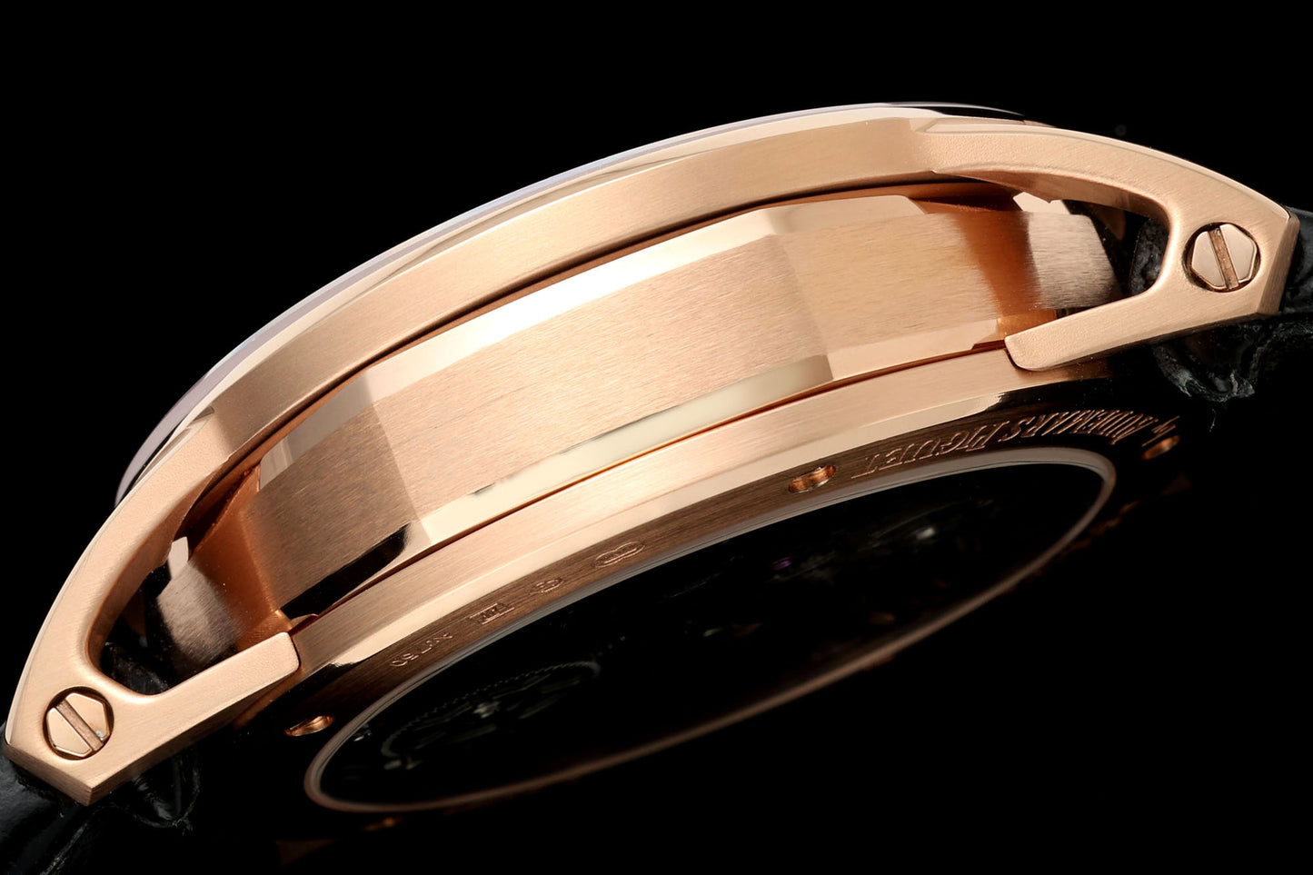 Audemars Piguet Code 11.59 Selfwinding Flying Tourbillon – 18K Pink Gold, Black Aventurine Dial, Black Alligator Strap