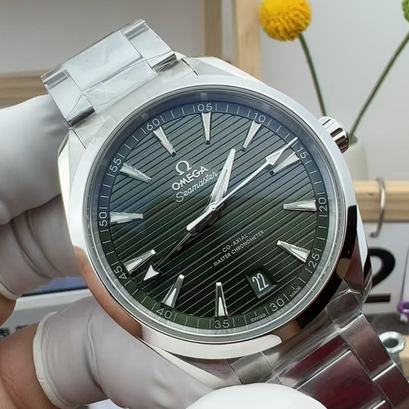 Omega Seamaster Aqua Terra 150M Green Dial Stainless Steel Watch