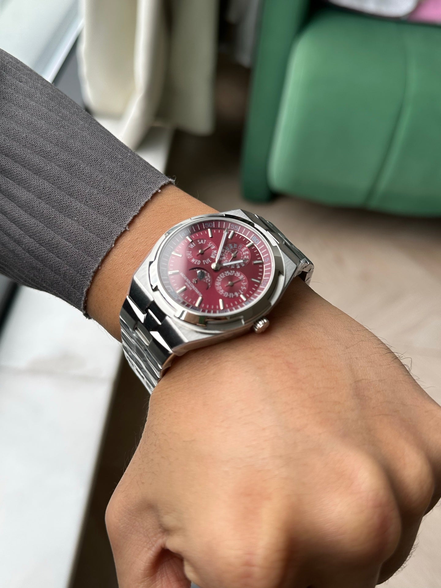 Vacheron Constantin Overseas Perpetual Calendar Ultra-Thin White Gold Watch