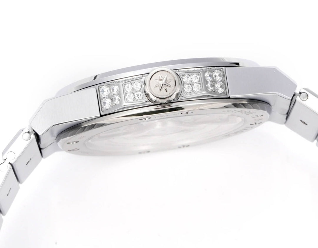 Chopard Alpine Eagle Frozen – Diamond-Set Dial & Case with Blue Baguette-Cut Sapphire Bezel