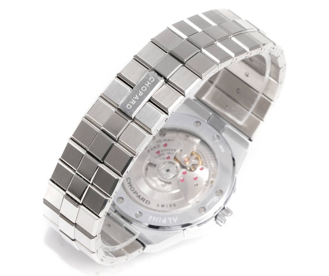 Chopard Alpine Eagle 41mm – Diamond Dial with Rainbow-Colored Jeweled Bezel
