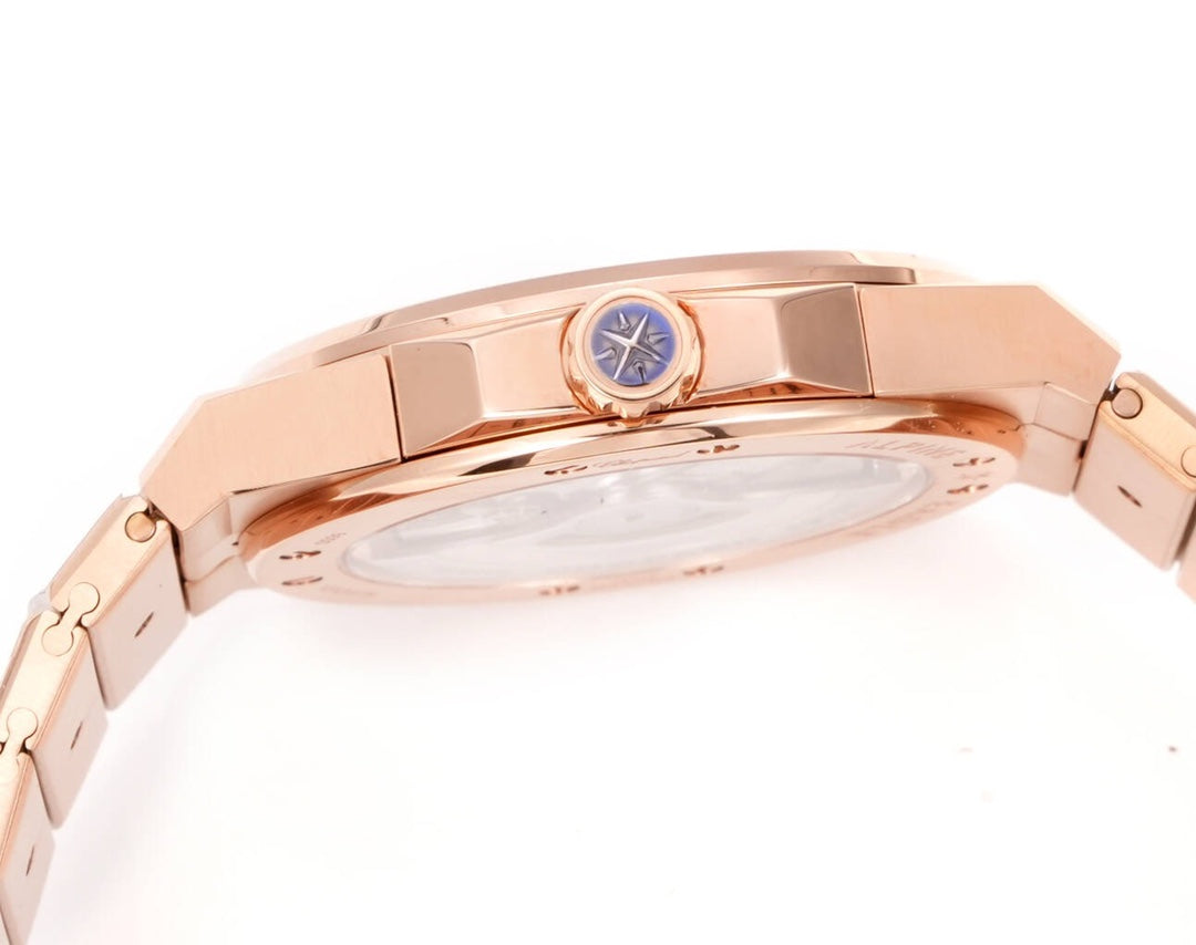 Chopard Alpine Eagle 41mm Rose Gold Watch with Pink Dawn Dial & Spessartite Garnet Bezel