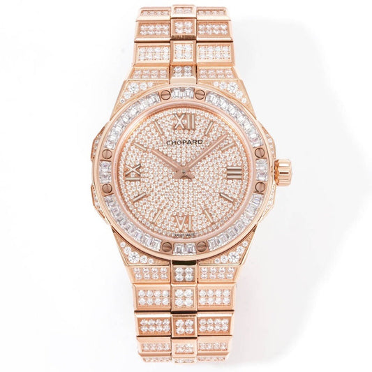Chopard Alpine Eagle – Rose Gold Fully Diamond-Set Luxury Watch