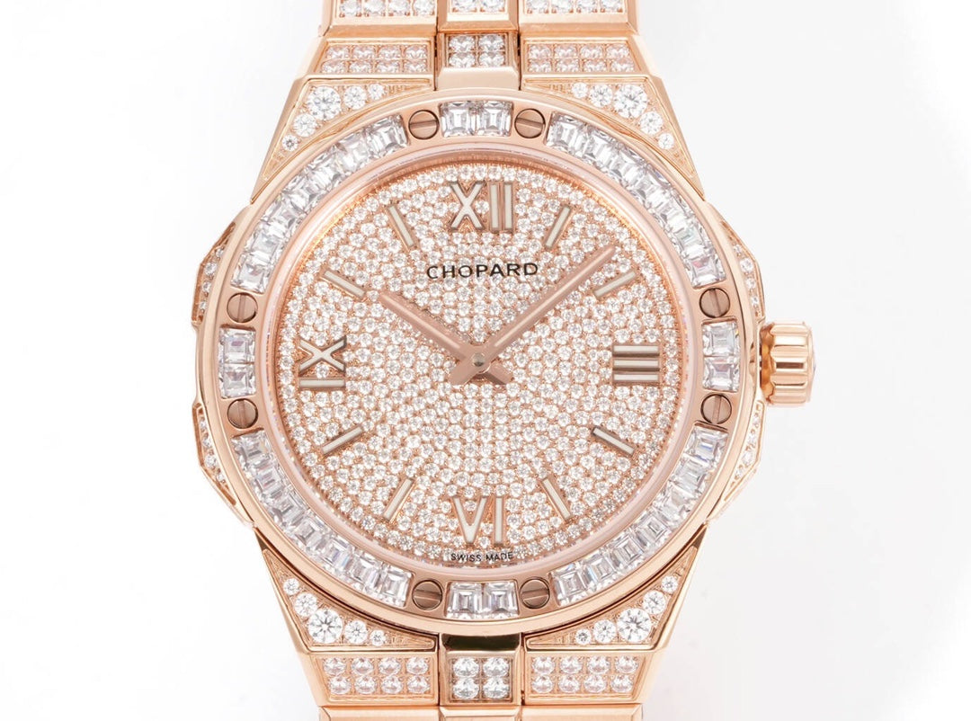 Chopard Alpine Eagle – Rose Gold Fully Diamond-Set Luxury Watch