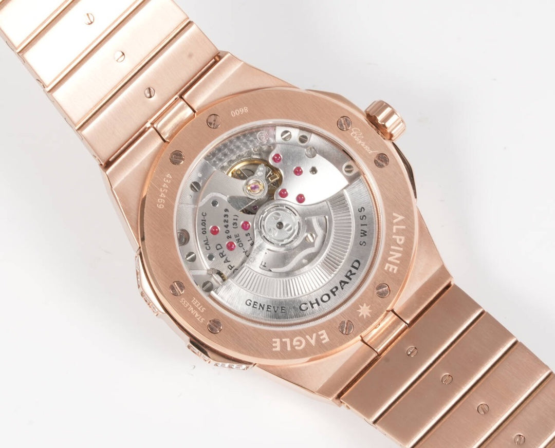 Chopard Alpine Eagle – Rose Gold Fully Diamond-Set Luxury Watch