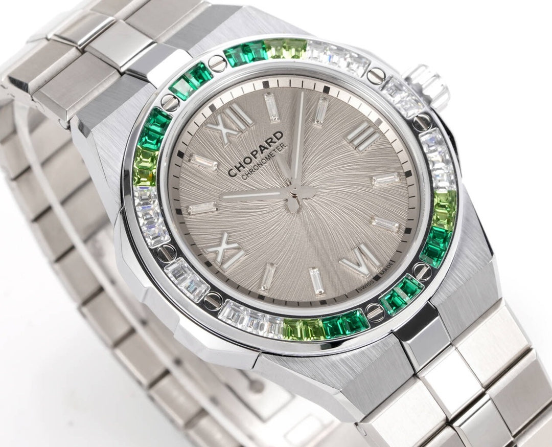 Chopard Alpine Eagle – Diamond and Emerald-Set Bezel Luxury Watch