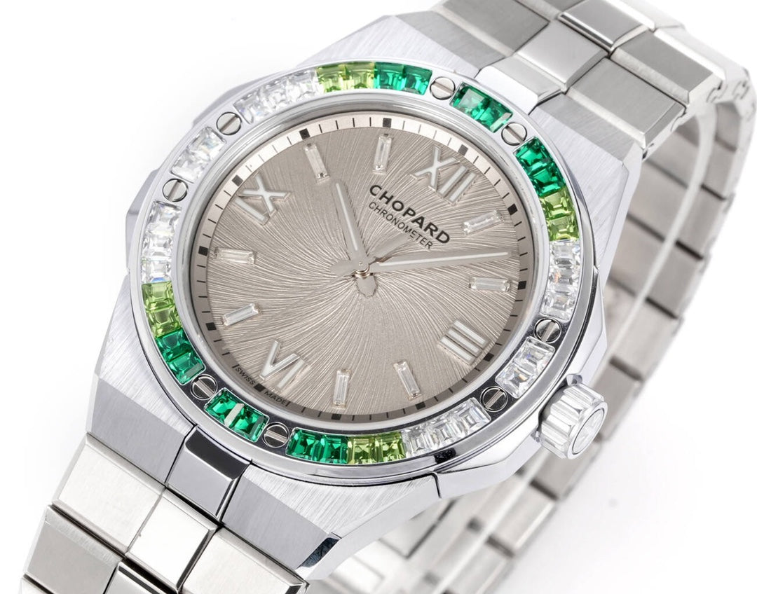 Chopard Alpine Eagle – Diamond and Emerald-Set Bezel Luxury Watch