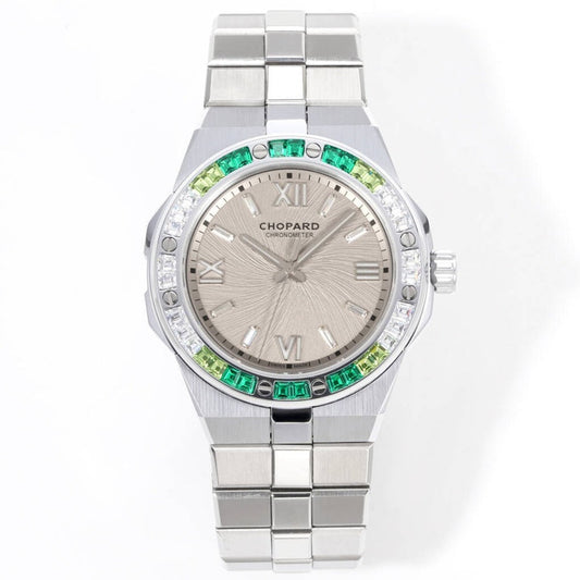 Chopard Alpine Eagle – Diamond and Emerald-Set Bezel Luxury Watch